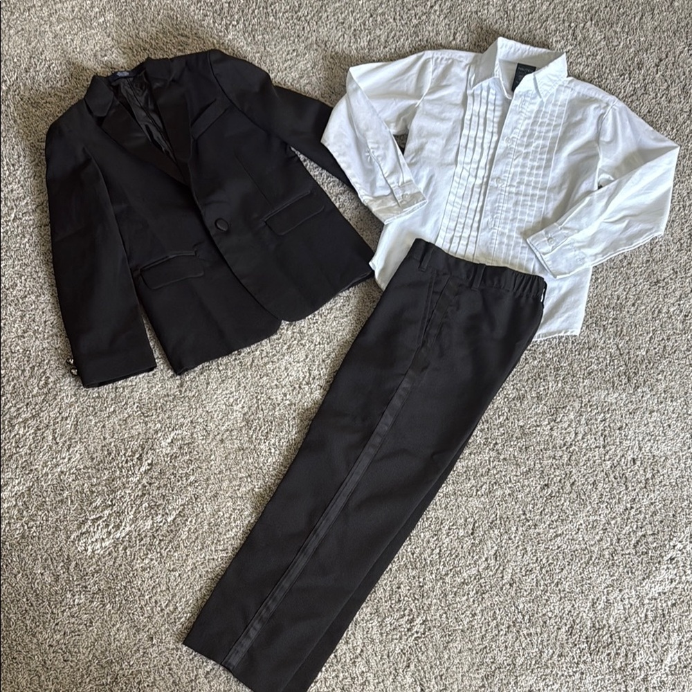 Nautica Black Tuxedo and White Shirt